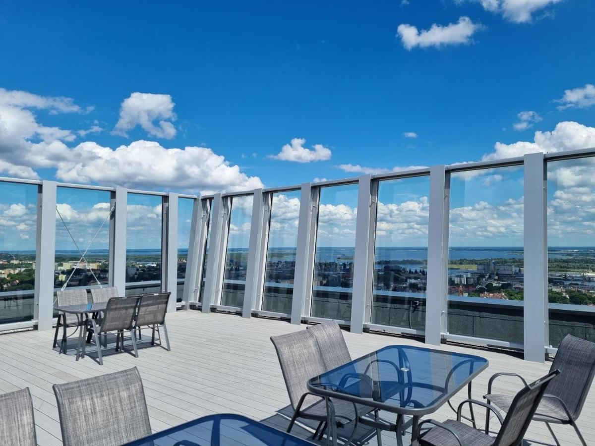 Jbhotels Apartament Comfort Hanza Tower Szczecin Bagian luar foto